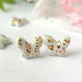 Blue butterflies earrings