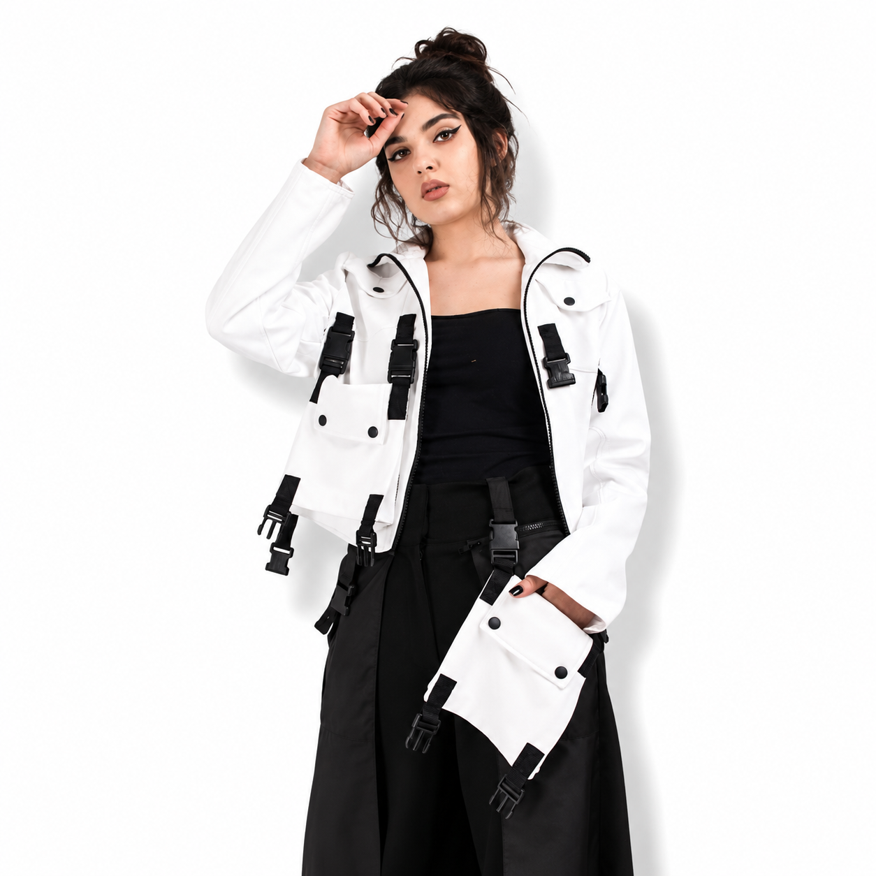 Katana mini white jacket