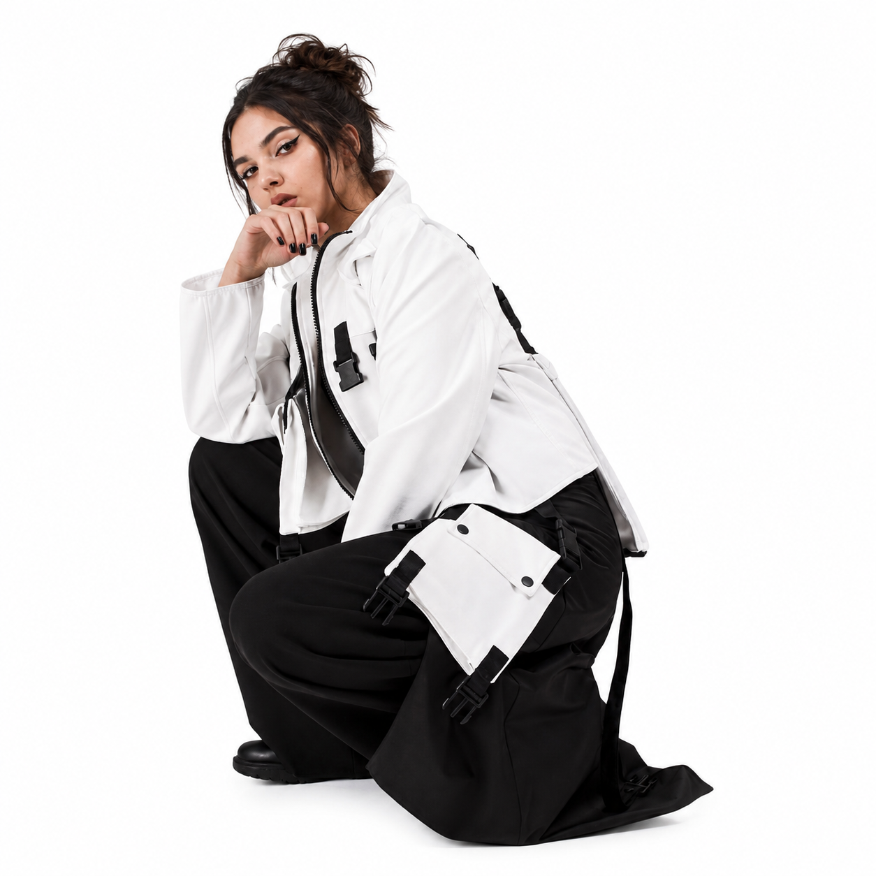 Katana mini white jacket