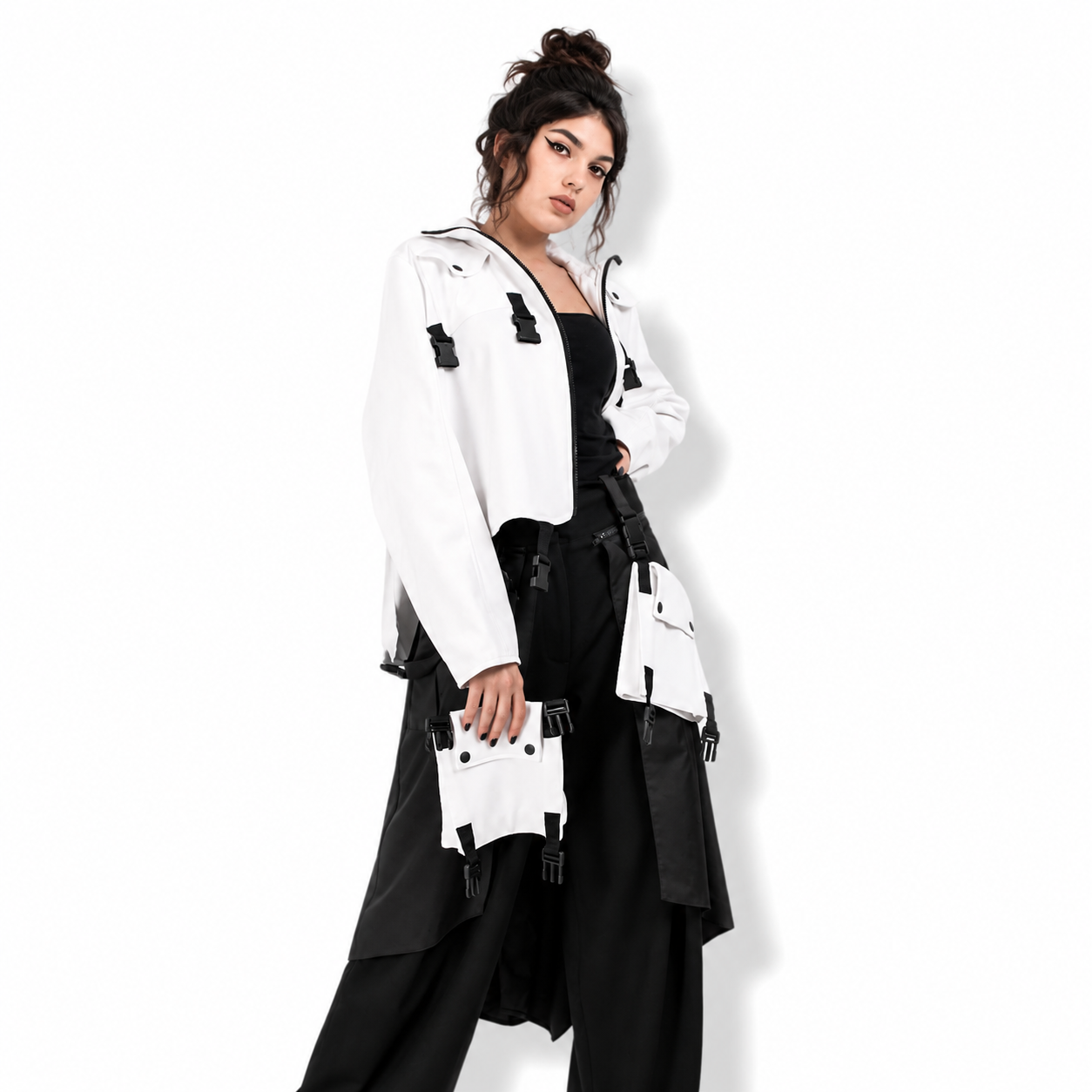 Katana mini white jacket