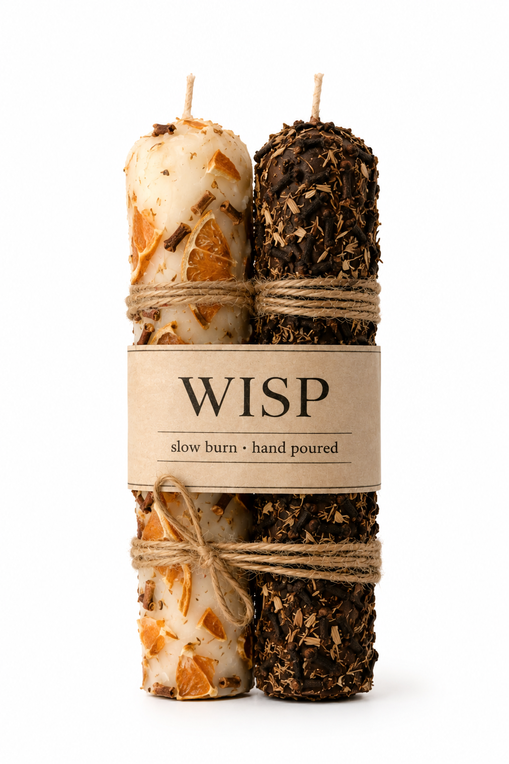 Table candle - Spiced orange and clove